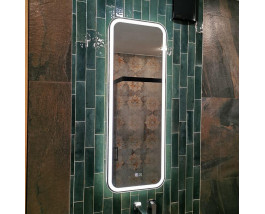 Зеркало с подсветкой для ванной комнаты Анкона Слим