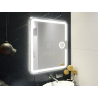 Зеркало для ванной с подсветкой Баролло 80х100 см