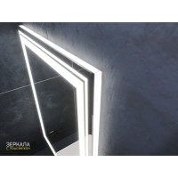 Зеркало с подсветкой для ванной комнаты Гралья Экстра 75х160 см